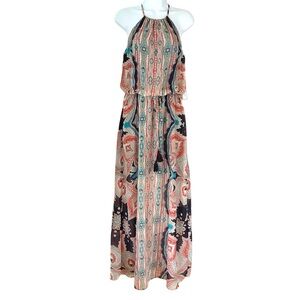 total knockout halter mini dress Sanaya Keyhole Halter Mini Dress | Orange | Womens main image 0